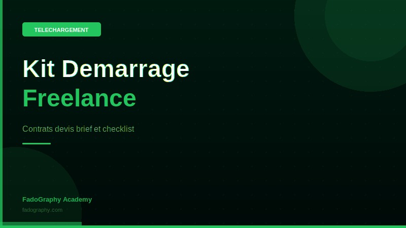 Kit Démarrage Freelance Design
