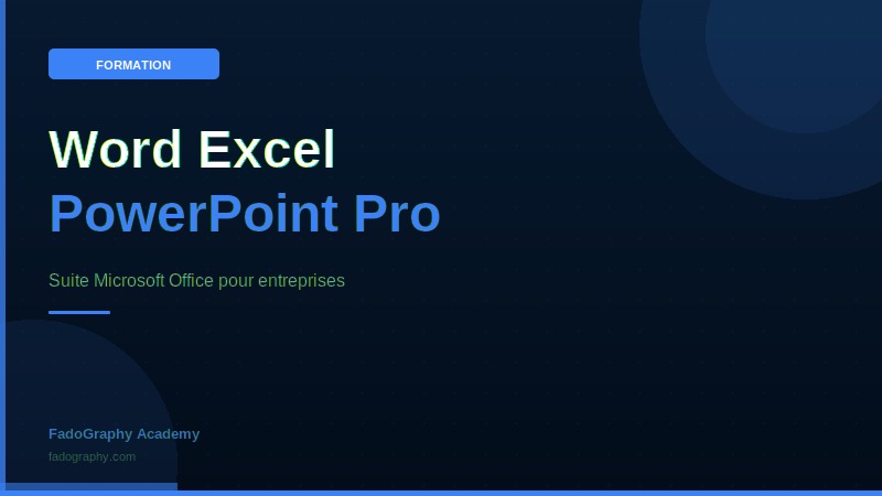 Word, Excel et PowerPoint Pro