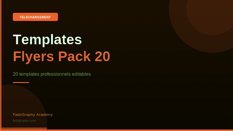 Templates Flyers &amp; Affiches Pack 20