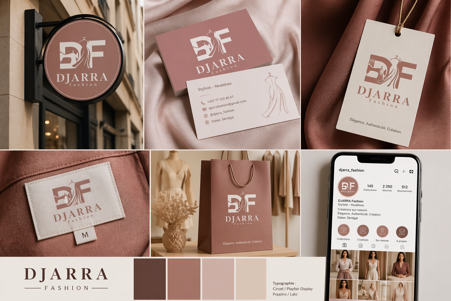 Création d’identité visuelle : étude de cas Djarra Fashion