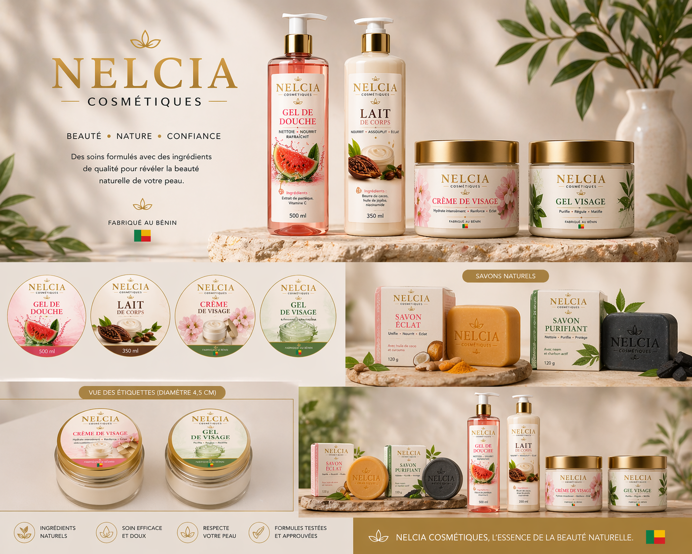 Nelcia Cosmétiques : une routine simple pour une peau saine et éclatante